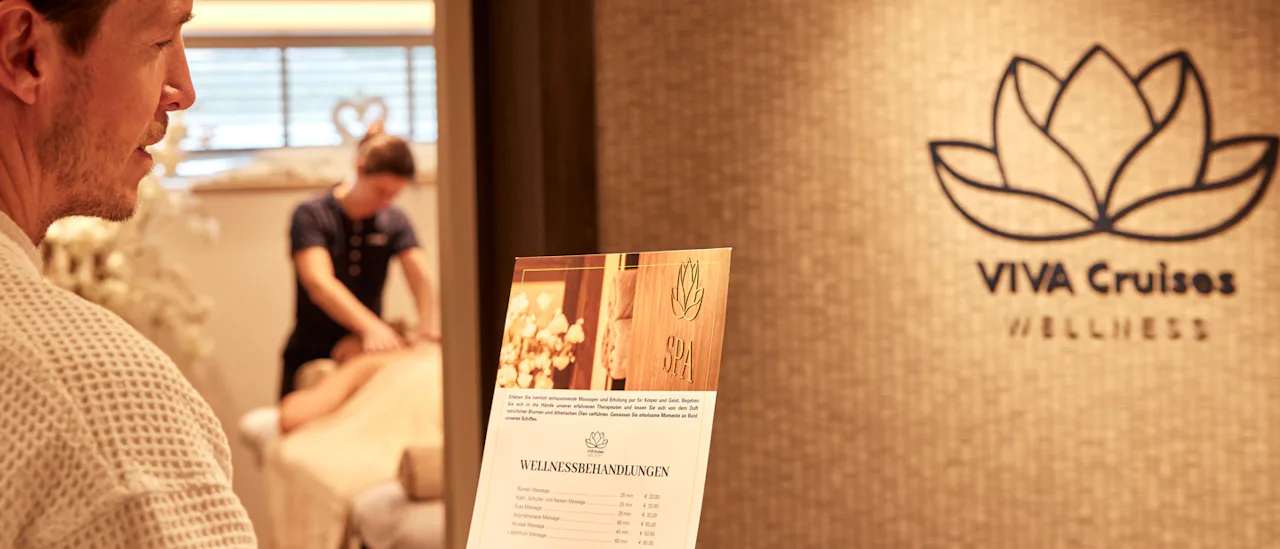 Wellnes-avdelningen ombord på VIVA Cruises fartyg.
