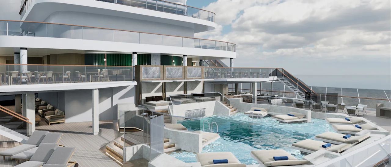 Atoll Pool ombord på Explora I.