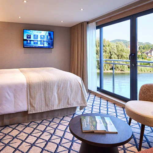 En av hytterna ombord på VIVA Cruises fartyg VIVA Two.