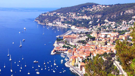 Vy över Monte Carlo i Monaco.