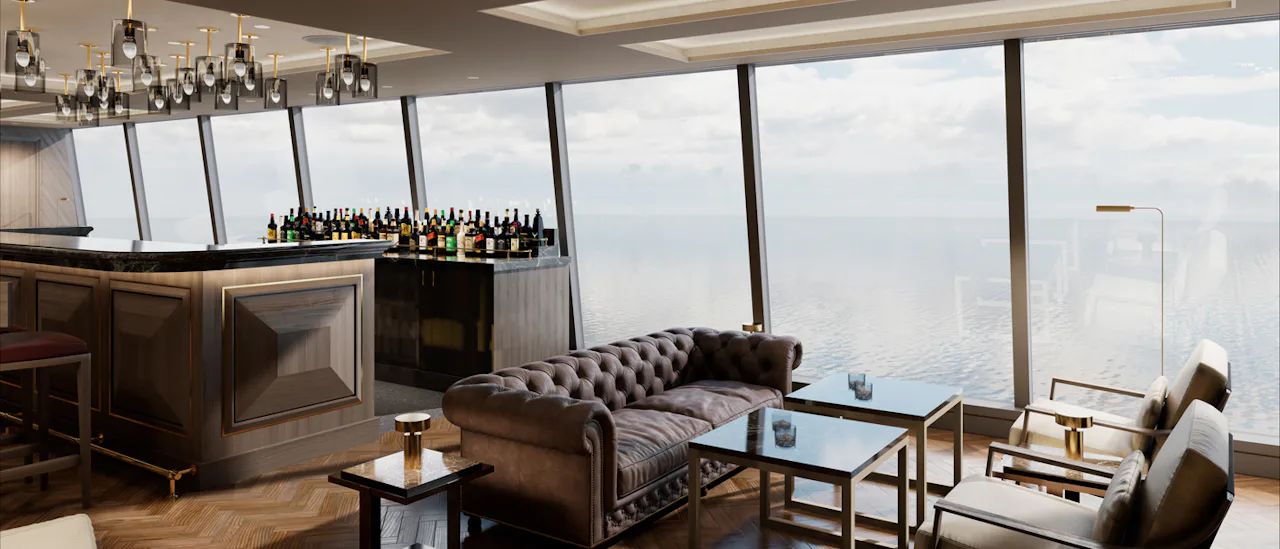 Malt Whiskey Bar ombord på Explora I.