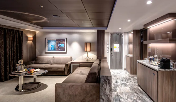 Boende i MSC Yacht Club.